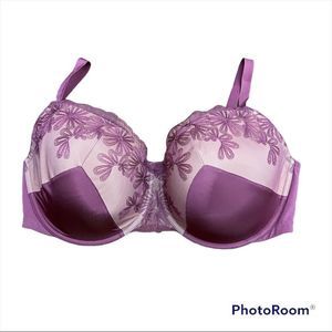 Adore Me Purple and Pink Bra